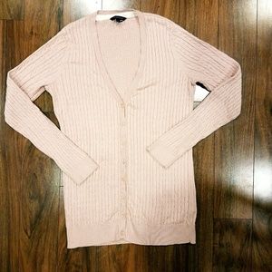 Tommy Hilfiger Blush Cableknit Cardigan